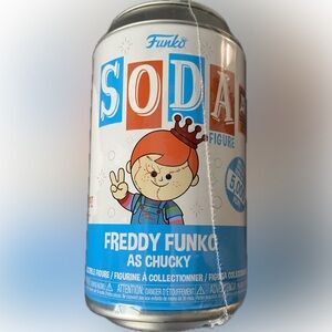 HALLOWEEN LIMITED EDITION • FREDDY FUNKO AS CHUCKY • VINYL SODA SEALED CAN